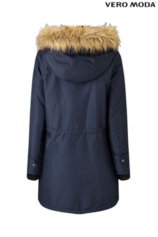 Vero Moda Faux Fur Hooded Parka